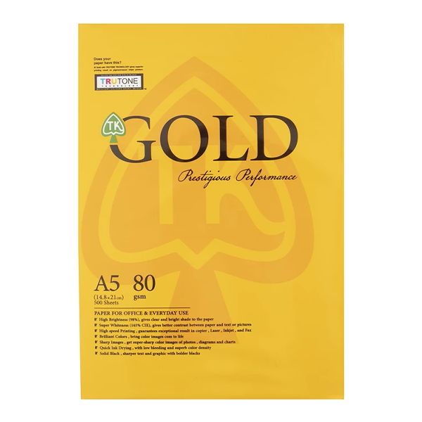 کاغذ A5 گلد Gold A5 Paper